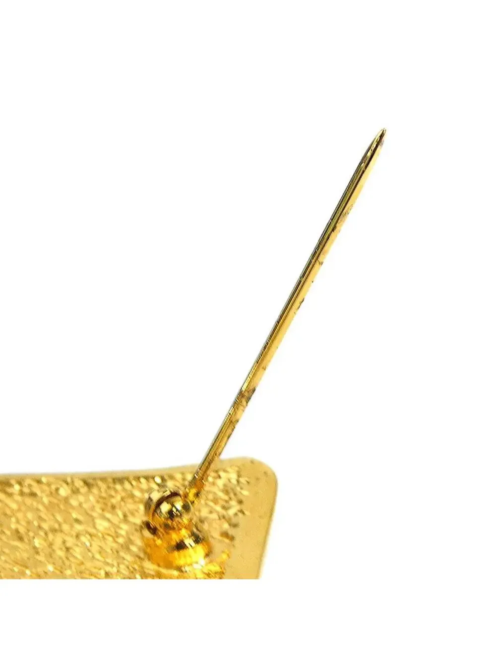 Auth Chanel Cc Logo Brooch Gold Metal - #300089C32B